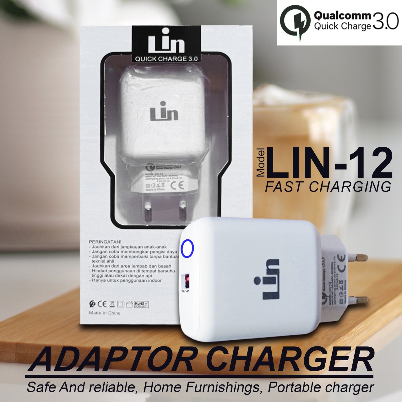 BATOK CHARGER LIN 12 QC.30I